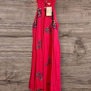 Entro Embroidered Sleeveless Dress | Size M | NWT